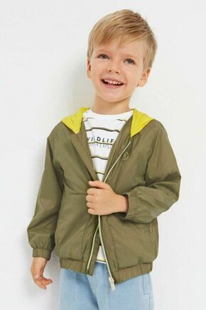 Otroška jakna Mayoral rumena barva - rumena. Otroška Jakna iz kolekcije Mayoral. Prehoden model izdelan iz enobarvnega materiala.