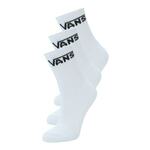 Otroške nogavice Vans CLASSIC VANS CREW SOCK 3-pack bela barva - bela. Otroški Visoke nogavice iz kolekcije Vans. Model izdelan iz elastičnega materiala. V kompletu so trije pari.