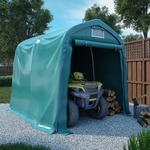 shumee Garažni šotor PVC 2,4x2,4 m zelen
