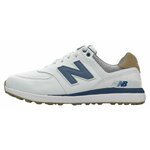New Balance 574 Greens Mens Golf Shoes White/Navy 45