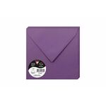WEBHIDDENBRAND Clairefontaine barvna kuverta 165 × 165 mm, lila, 20 kosov, vijolična, 165 × 165 mm