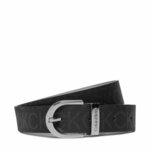 Calvin Klein Ženski pas Ck Reversible Belt 3.0 Epi Mono K60K609981 Črna