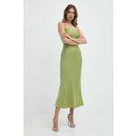 Obleka Bardot CASETTE zelena barva, 59155DB - zelena. Obleka iz kolekcije Bardot. Model izdelan iz enobarvne tkanine. Zaradi vsebnosti poliestra je tkanina bolj odporna na gubanje.