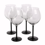shumee Komplet kozarcev za vino ONYX, 4 kosi