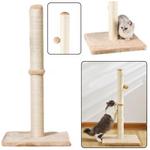 Praskalnik za mačke – Stolp 80 cm x 40 cm, svetlo rjava