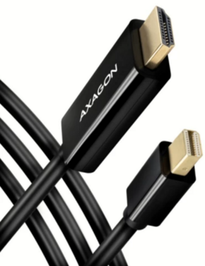 AXAGON DisplayPort 1.2 (M) na HDMI 1.4b (M) kabel