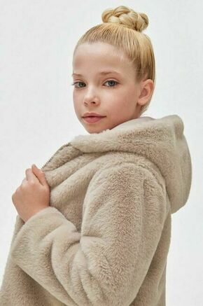 Otroška jakna Mayoral bež barva - bež. Otroški jakna iz kolekcije Mayoral. Podložen model