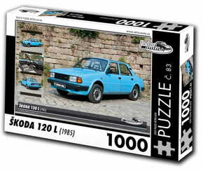 WEBHIDDENBRAND RETRO-AUTA Puzzle št. 83 Škoda 120 L (1985) 1000 kosov