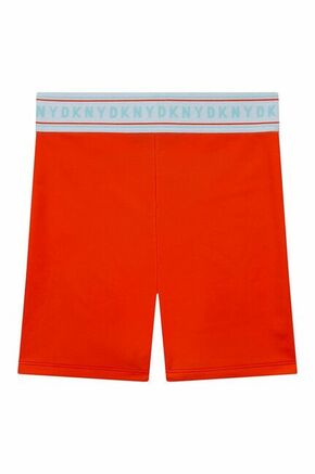 Dkny otroške kratke hlače - oranžna. Kratke hlače iz zbirke Dkny. Model narejen iz plesti.