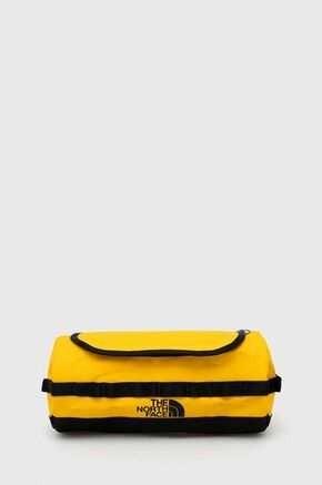 Kozmetična torbica The North Face rumena barva - rumena. Toaletna torbica iz kolekcije The North Face. Model izdelan iz trpežnega materiala.