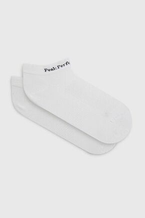 Nogavice Peak Performance bela barva - bela. Kratke nogavice iz kolekcije Peak Performance. Model izdelan iz hitrosušečega materiala.