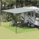 vidaXL Preproga za šotor svetlo zelena 300x500 cm HDPE
