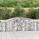 Vidaxl Obokane gabion košare 9 kosov 400x30x80/100 cm cinkano železo