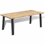 Jedilna miza iz trdnega akacijevega lesa 170x90 cm