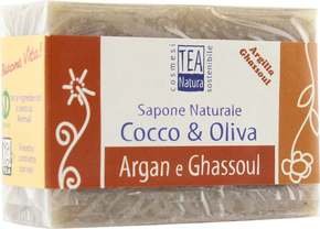 Tea Natura Kokosovo oljčno milo z Ghassoul glino in arganom - 100 g