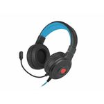Igralske slušalke Fury Warhawk RGB z mikrofonom, črno/modre