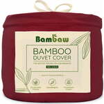 Bambaw Prevleka za odejo iz bambusa 240 x 220 cm - Burgundy