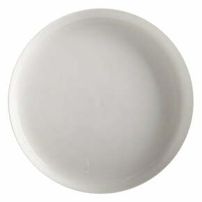 Bel porcelanast krožnik z dvignjenim robom Maxwell &amp; Williams Basic