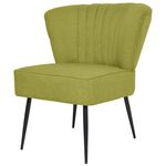 vidaXL Klubski stol zelene barve