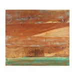 VIDAXL Pravokotna mizna plošča 70x80 cm 25-27 mm trden predelan les