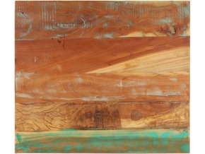 VIDAXL Pravokotna mizna plošča 70x80 cm 25-27 mm trden predelan les