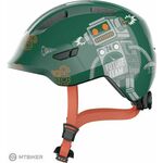 Otroška čelada ABUS Smiley 3.0, zelena robo (M (50-55 cm))