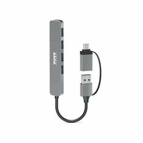 PORT DESIGNS hub Port 4x USB-a 3.0 Slim Combo