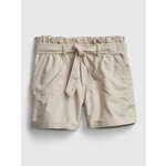 Gap Otroške Kratke hlače high-rise paperbag waist shorts S