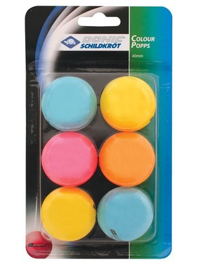 Žogice za namizni tenis Donic-Schildkrot Color Popps