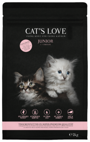 Cat's Love Suha hrana za mačke "Junior Poultry" - 2 kg