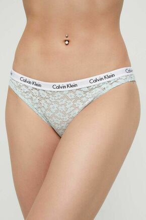 Spodnjice Calvin Klein Underwear turkizna barva - turkizna. Spodnjice iz kolekcije Calvin Klein Underwear. Model izdelan iz udobne pletenine.