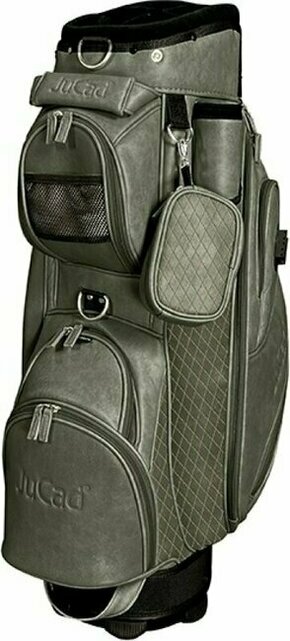 Jucad Style Dark Green/Leather Optic Golf torba Cart Bag