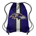 Baltimore Ravens Team Stripe Drawstring športna vreča