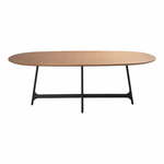 Jedilna miza z mizno ploščo v orehovem dekorju 110x220 cm Ooid – DAN-FORM Denmark
