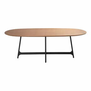 Jedilna miza z mizno ploščo v orehovem dekorju 110x220 cm Ooid – DAN-FORM Denmark