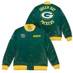 Green Bay Packers Mitchell & Ness Heavyweight Satin jakna, velikost M