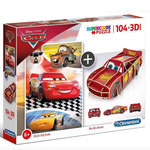 HMStudio Clementoni Puzzle Supercolor Cars / 104 kosov + 3D model