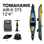Aqua Marina Tomahawk Air-K-375 kajak/kanu, za eno osebo, modro-rumen