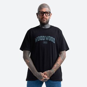 Bombažna kratka majica Wood Wood Bobby IVY T-shirt črna barva - črna. Kratka majica iz kolekcije Wood Wood
