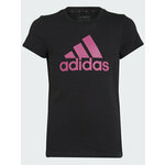 adidas Majica Essentials Big Logo Cotton T-Shirt IC6122 Črna Slim Fit