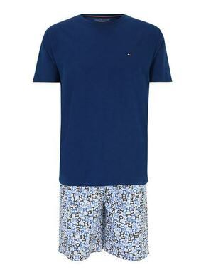 Tommy Hilfiger pižama - mornarsko modra. Pižama iz kolekcije Tommy Hilfiger. Model izdelan iz enobarvne pletenine.
