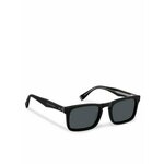 Sončna očala Tommy Hilfiger moški, črna barva - črna. Sončna očala iz kolekcije Tommy Hilfiger. Model z enobarvnimi stekli in okvirji iz plastike. Ima filter UV 400.