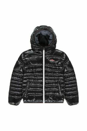 Otroška jakna Levi's črna barva - črna. Otroški jakna iz kolekcije Levi's. Podložen model