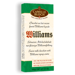 Camille Bloch Čokolada z likerskim nadevom - Williams (s sladkorno skorjo)