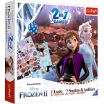 Trefl Hra 2v1 Ludo / Hady a rebríky Frozen 2