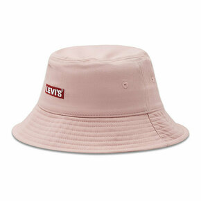 Levi's bombažni klobuk - roza. Klobuk iz zbirke Levi's. Model