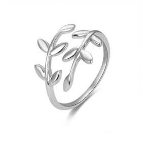 Beneto Odprti srebrni prstan z originalnim dizajnom AGG468 srebro 925/1000