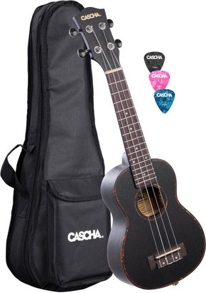 Cascha HH2305 Premium Tenor ukulele Črna