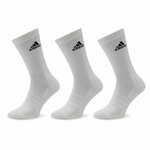 Visoke nogavice Unisex adidas Cushioned Crew Socks 3 Pairs HT3446 White/Black