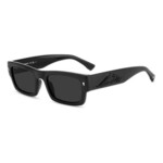 Dsquared2 ICON0027/S 003/IR ONE SIZE (55) Črna/Siva